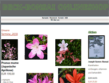 Tablet Screenshot of beck-bonsai.de